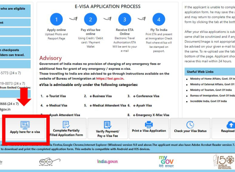 Quy trình e visa Ấn Độ Quy trình e visa Ấn Độ